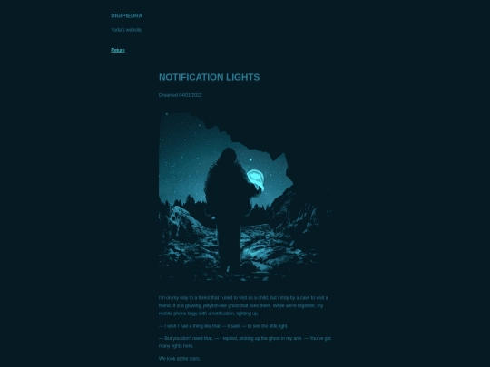 dreamDiary/notificationLights screenshot