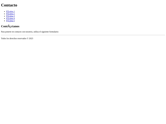 MiSitioWeb/pagina5 screenshot