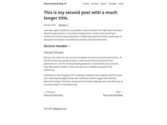 blog/secondpost screenshot
