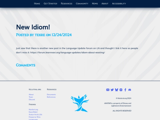 language-updates/new-idiom screenshot