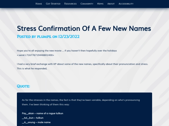 language-updates/stress-confirmation-of-a-few-new-names screenshot