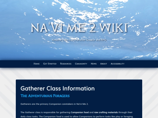 navi-me/classes/gatherer screenshot