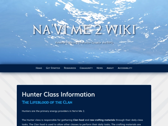 navi-me/classes/hunter screenshot