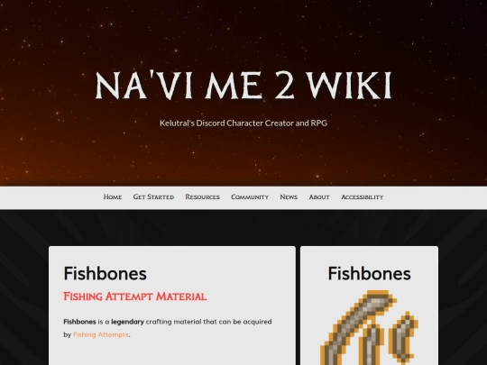navi-me/crafting-materials/fishbones screenshot