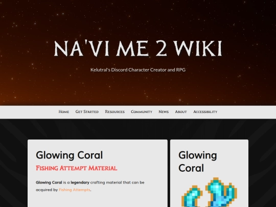 navi-me/crafting-materials/glowing-coral screenshot
