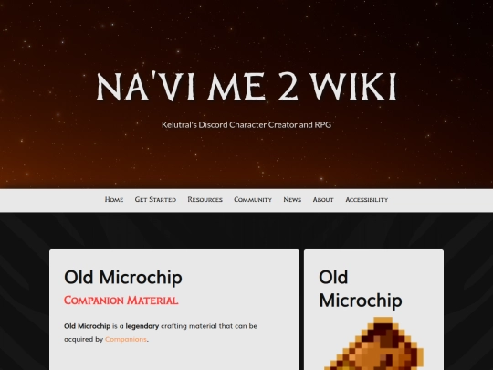 navi-me/crafting-materials/old-microchip screenshot