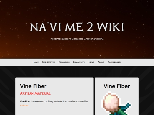 navi-me/crafting-materials/vine-fiber screenshot