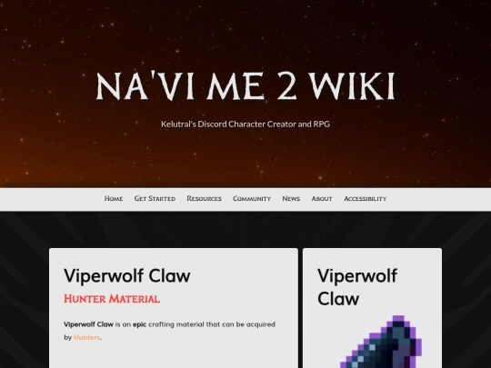 navi-me/crafting-materials/viperwolf-claw screenshot