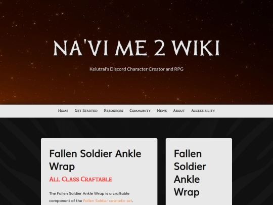 navi-me/fallen-soldier-set/fallen-soldier-ankle-wrap screenshot