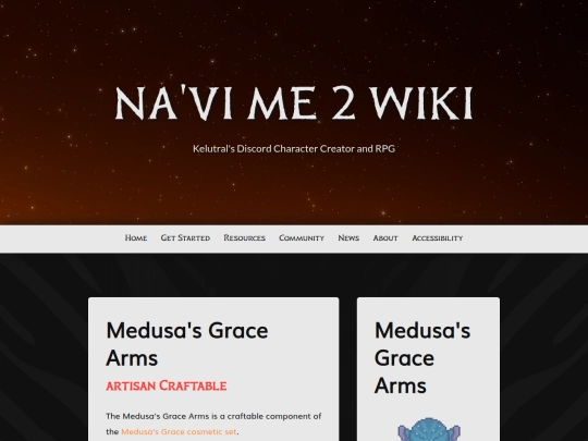 navi-me/medusas-grace-set/medusas-grace-arms screenshot