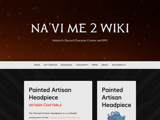 navi-me/painted-artisan-set/painted-artisan-headpiece screenshot