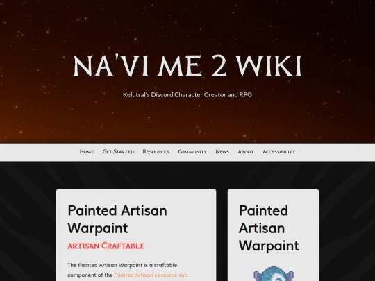 navi-me/painted-artisan-set/painted-artisan-warpaint screenshot