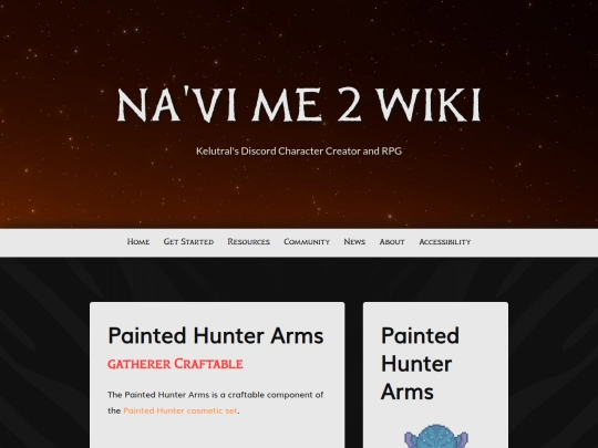 navi-me/painted-hunter-set/painted-hunter-arms screenshot
