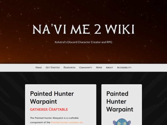navi-me/painted-hunter-set/painted-hunter-warpaint screenshot