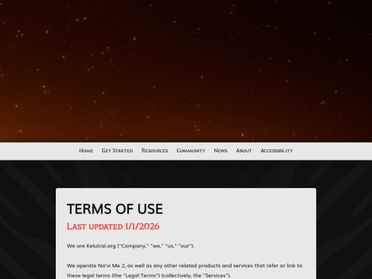 navi-me/terms-of-use screenshot
