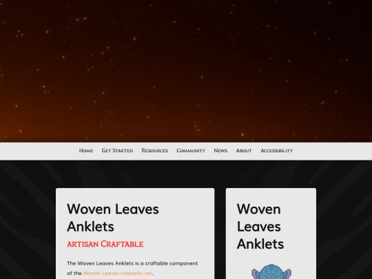 navi-me/woven-leaves-set/woven-leaves-anklets screenshot