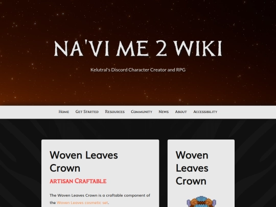 navi-me/woven-leaves-set/woven-leaves-crown screenshot