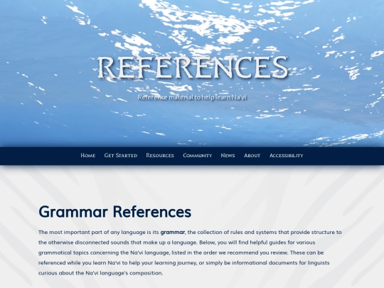 references screenshot