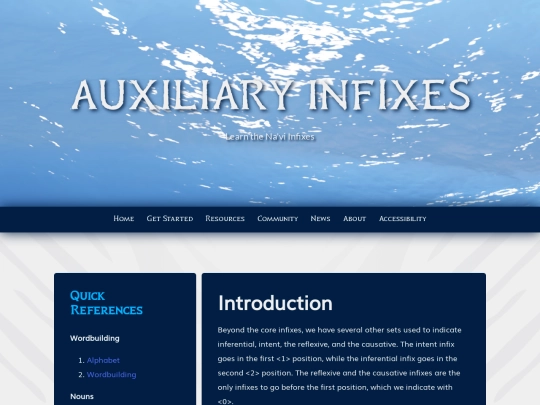 references/auxiliary-infixes screenshot
