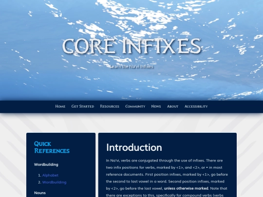 references/core-infixes screenshot