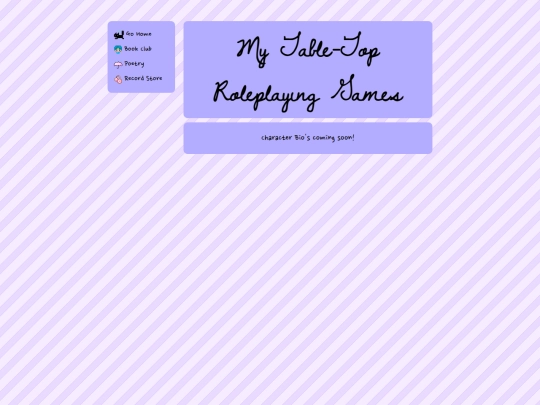 TTRPGdiary screenshot