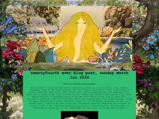 blog screenshot