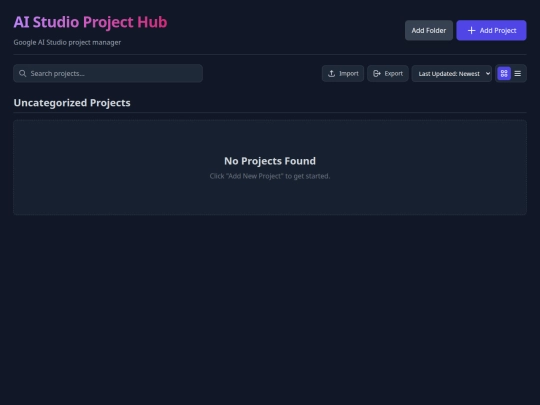 aistudioprojecthubapp screenshot