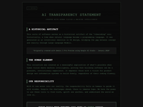 aitransparency screenshot