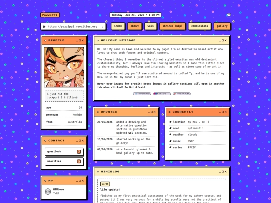 index screenshot
