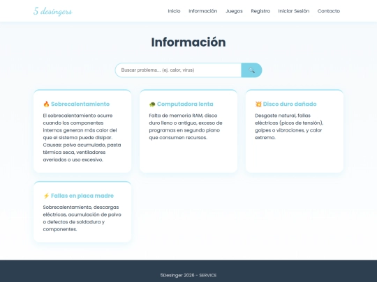 informacion screenshot