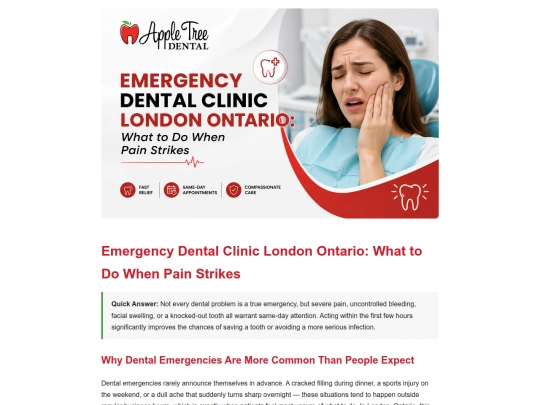 emergencydentalcliniclondonontario screenshot