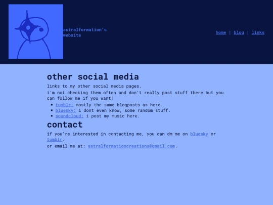 links screenshot