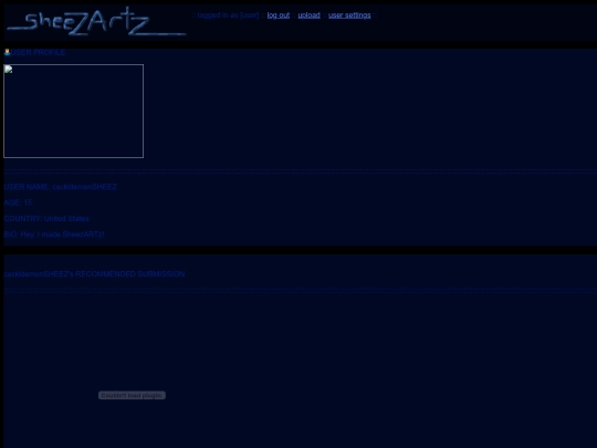 test screenshot