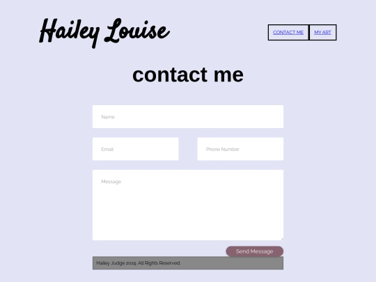 contactform screenshot