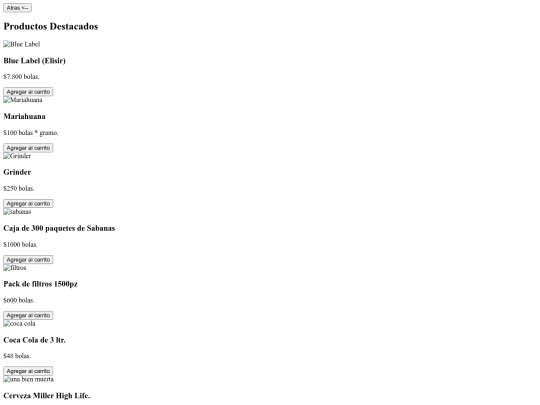 pagina2/recursos/codigos/productos screenshot