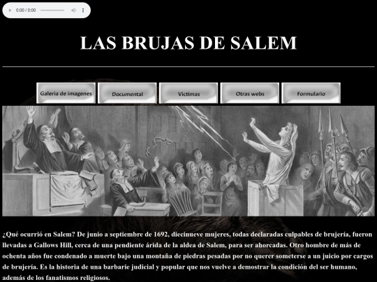 Primer examen/Las Brujas de Salem screenshot
