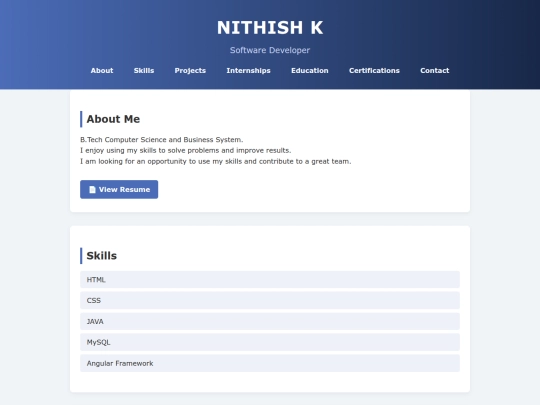 index screenshot