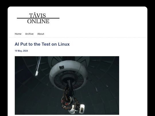 posts/2024-05-19-AI-Put-to-the-Test-on-Linux screenshot
