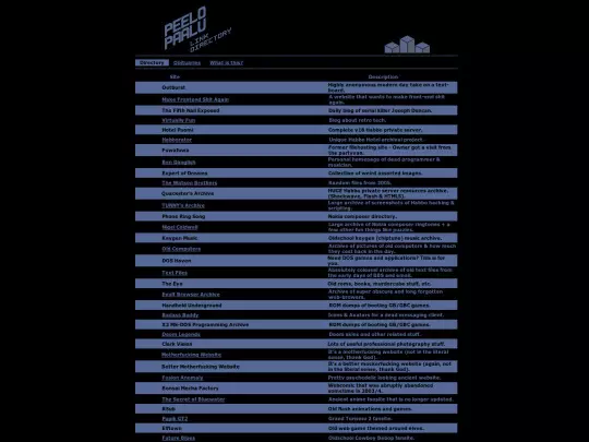 Directory screenshot