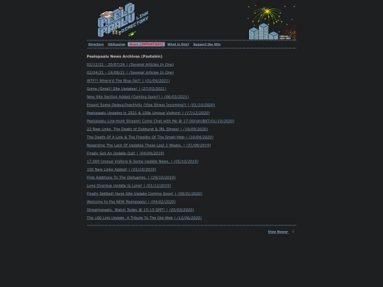 newsarchive screenshot