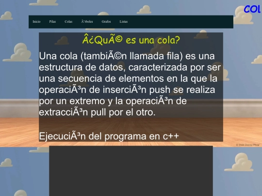 Colas screenshot