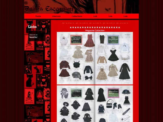 Collections/fashion screenshot