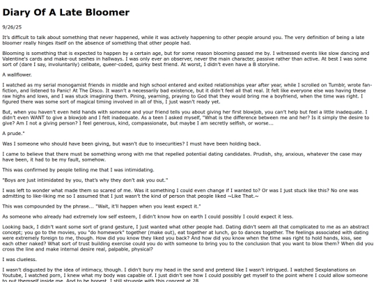 musings/diary-of-a-late-bloomer screenshot