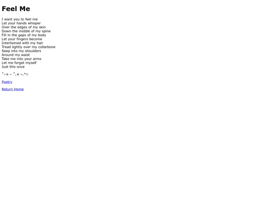 poetry/feel-me screenshot