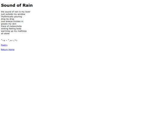 poetry/sound-of-rain screenshot