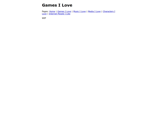 games-i-love screenshot