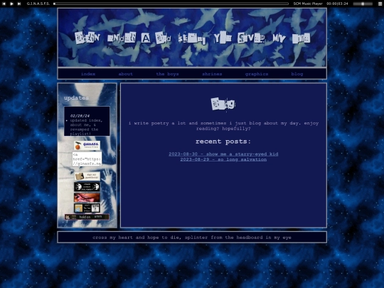 blog screenshot
