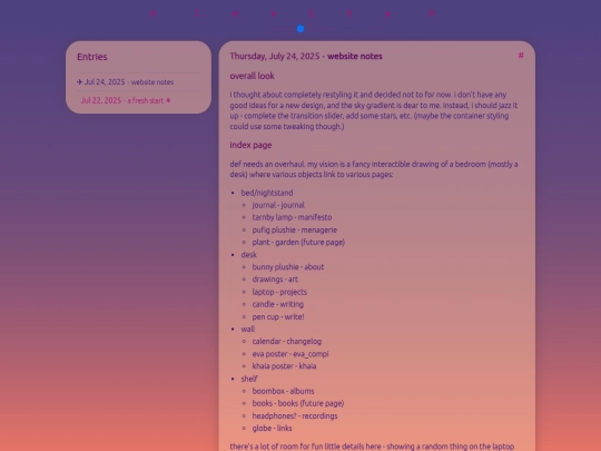 journal screenshot