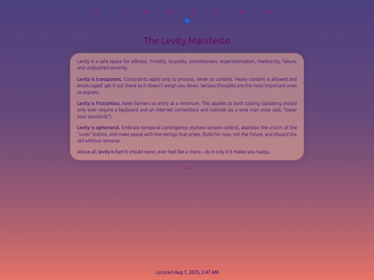 manifesto screenshot