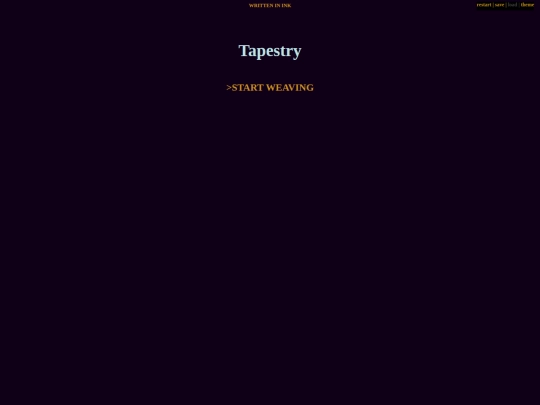 Tapestry screenshot